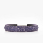 214-crivellaro-bracelet-cuir-galuchat-violet