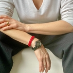 crivellaro-bracelet-lezard-rouge