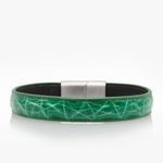 crivellaro-bracele-cuir-croco-vert3