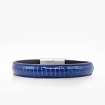 111-crivellaro-bracelet-cuir-lezard-bleu-electrique