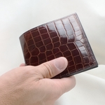 Crivellaro portefeuille croco marron 4