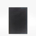 Protege passeport cuir lezard noir bleu Crivellaro