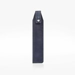 Etui stylo cuir Bleu croco bleu Crivellaro Paris
