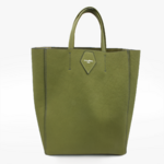 Crivellaro cabas cuir vert 4