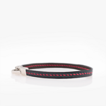 Crivellaro bracelet fin cuir couture sellier 1 tour Rouge V1