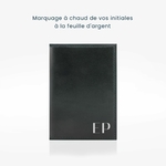 243 Porte 4 cartes Cuir veau vert 3