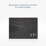 355 Porte cartes prisma cuir noir 3