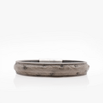 354 Bracelet cuir autruche gris Crivellaro paris