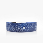 363 Manchette galuchat bleu indigo Crivellaro 2
