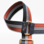 bandoulière Bleu:Marron:Or 2