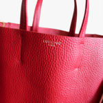 Sac cabas cuir rouge Crivellaro 2