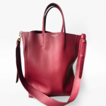Crivellaro cabas cuir bordeaux