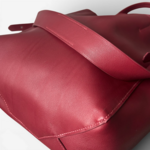 Crivellaro cabas cuir bordeaux zoom fond