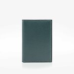 287 Porte 4 cartes Cuir turquoise
