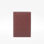 347 Porte 4 cartes Cuir Russie bordeaux couture bordeaux