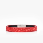 169 Crivellaro Bracelet galuchat  rouge