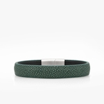207 Crivellaro Bracelet Cuir galuchat vert