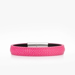 267 Crivellaro bracelet Cuir galuchat rose