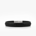 89 Crivellaro Bracelet Cuir galuchat  noir