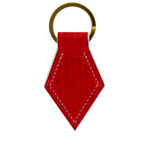 Crivellaro-Porte-cles-serpent-rouge-fil-blanc-1