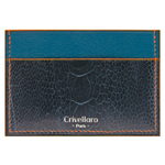 Crivellaro-Porte-carte-autruche-bleu-orange-1