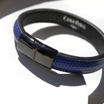 Crivellaro-Bracelet-lezard-bleu-electrique-3