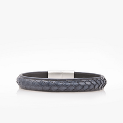 Showman Bracelet en cuir avec strass et strass pour jeunes