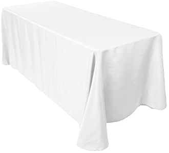 Nappe rectangulaire coton (L250 cm) Maha Blanche - Linge de table - Eminza