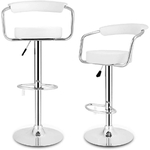 tabouret blanc chromé 2