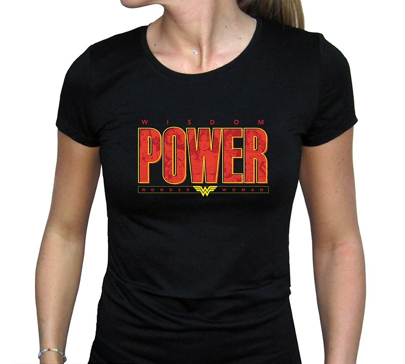 dc-comics-tshirt-wonder-woman-power-femme-mc-noir-basic