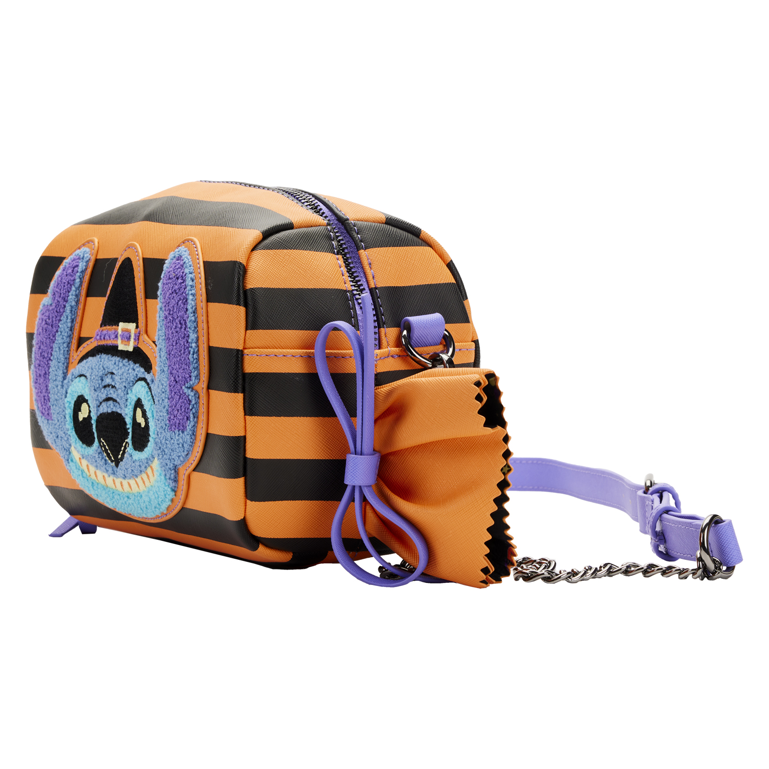 WDTB2639-LFDISNEYLILOANDSTITCHSTRIPEDHALLOWEENCANDYWRAPPERCROSSBODY0069SIDE