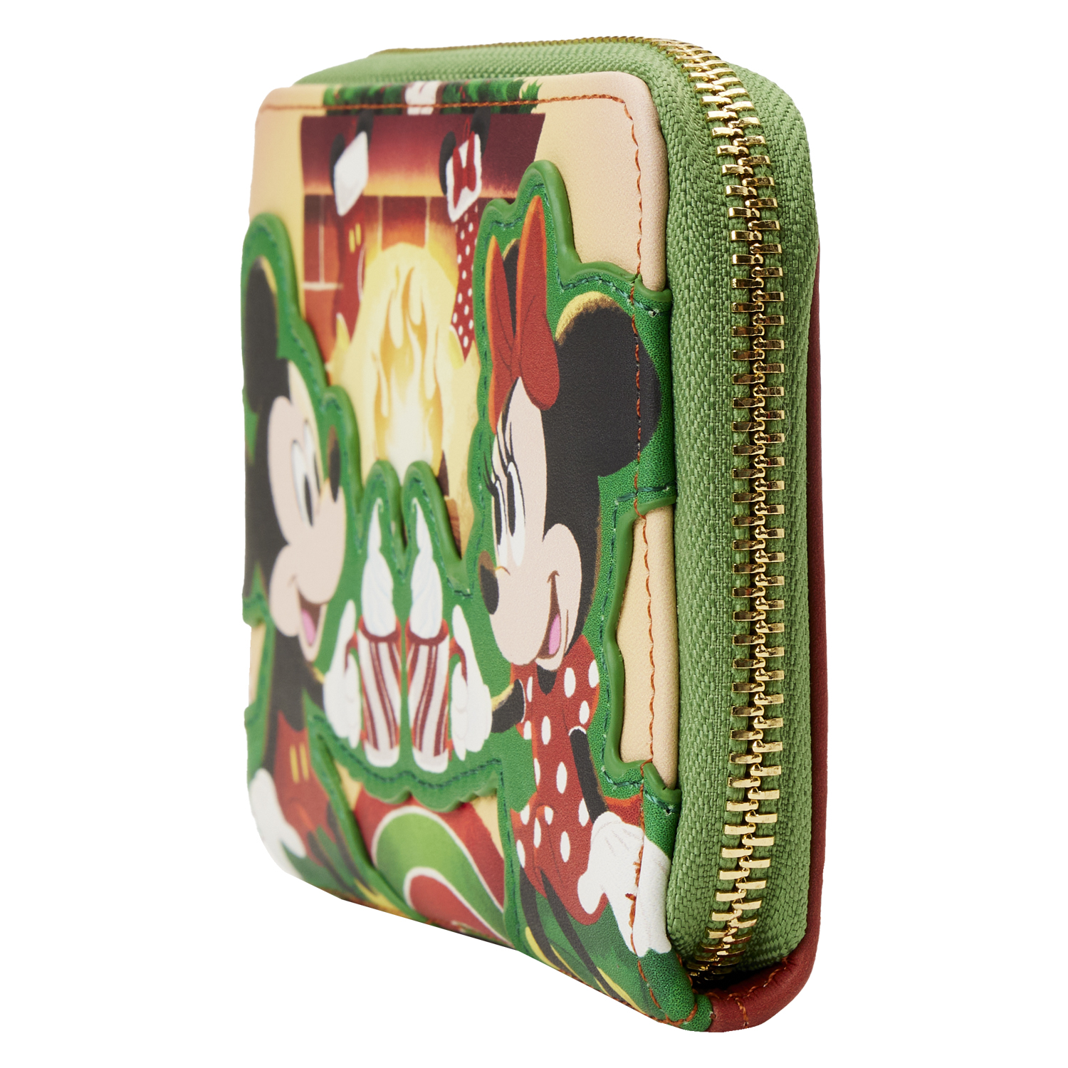 WDWA2353-LFDISNEYMICKEYMINNIEHOTCOCOAFIREPLACEZIPAROUNDWALLET0287SIDE