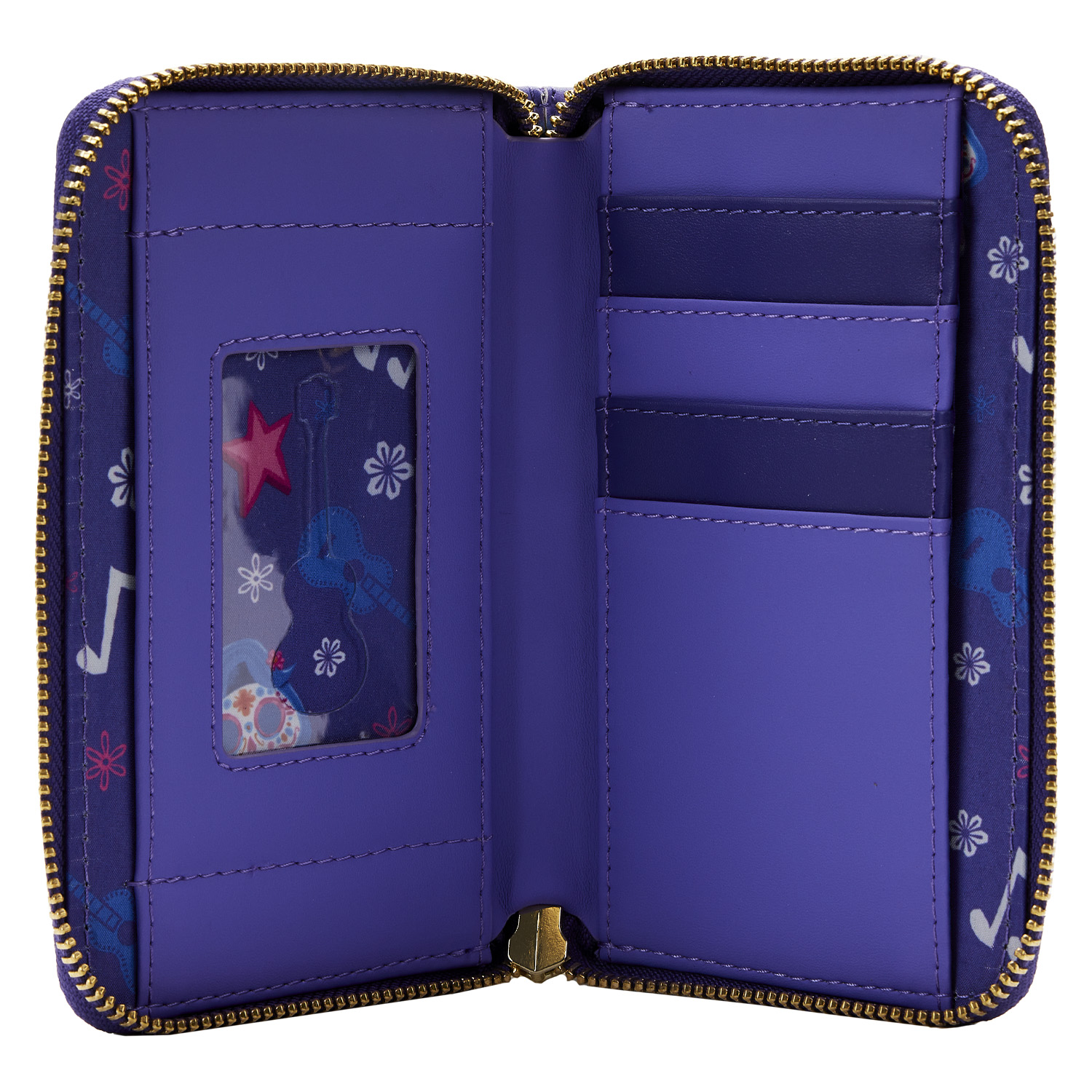 WDWA2342-LFPIXARMOMENTSMIGUELANDHECTORPERFORMANCEZIPAROUNDWALLET0744INSIDE