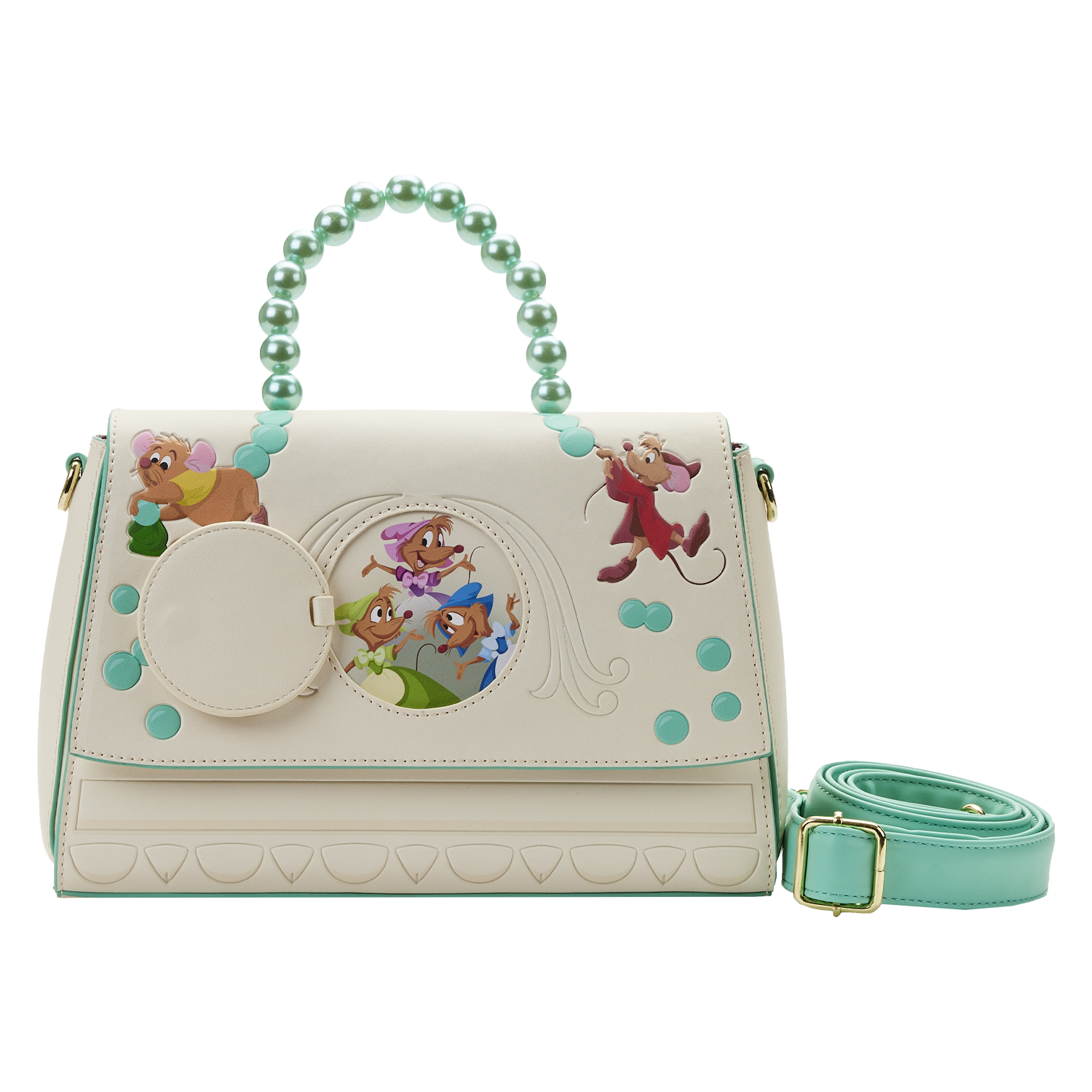 WDTB2684-LFDISNEYCINDERELLAGUSGUSANDKACKJACKBEADHANDLECROSSBODYBAG1112FRONT2