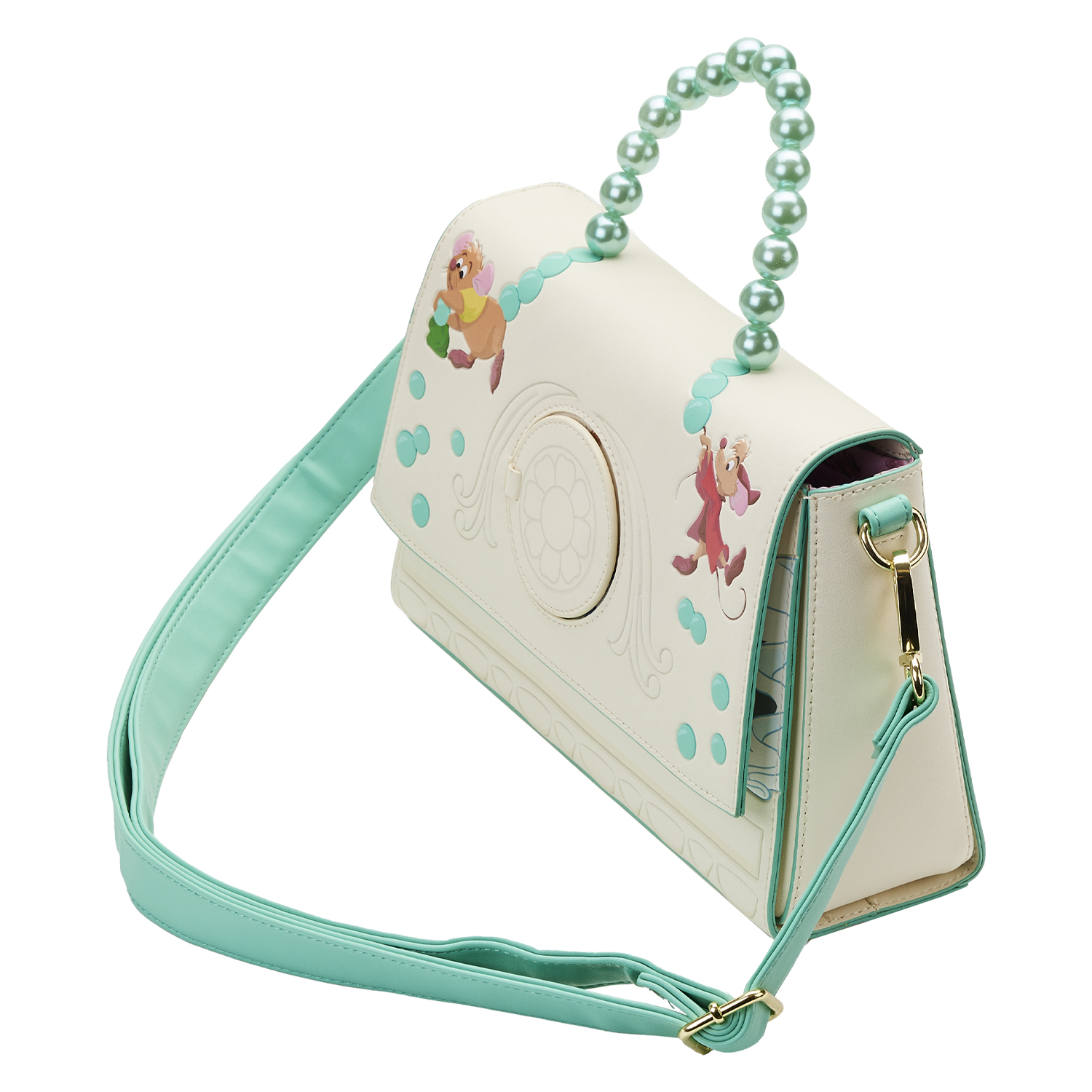 WDTB2684-LFDISNEYCINDERELLAGUSGUSANDKACKJACKBEADHANDLECROSSBODYBAG1114QUARTER