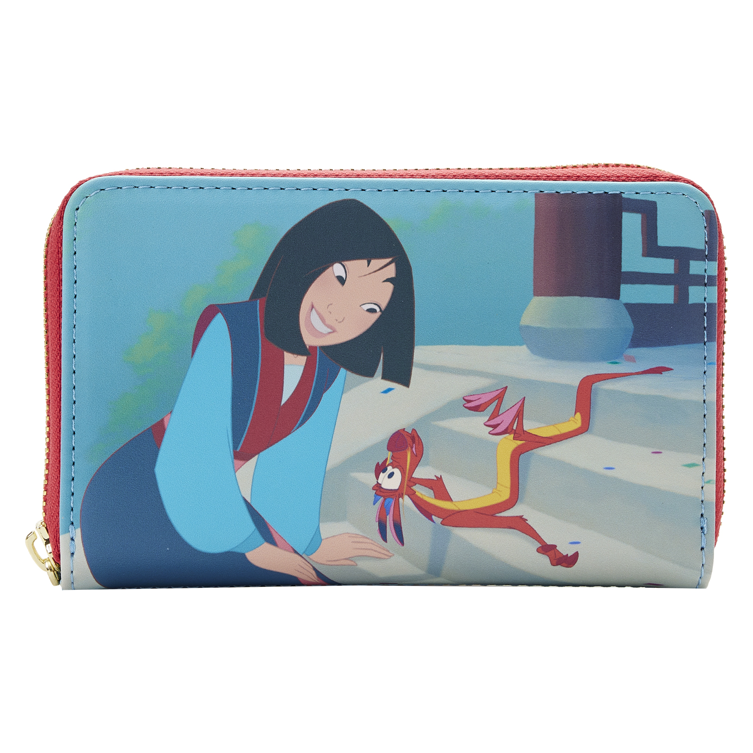WDWA2358-LFDISNEYMULANPRINCESSSCENEZIPAROUNDWALLET1536FRONT