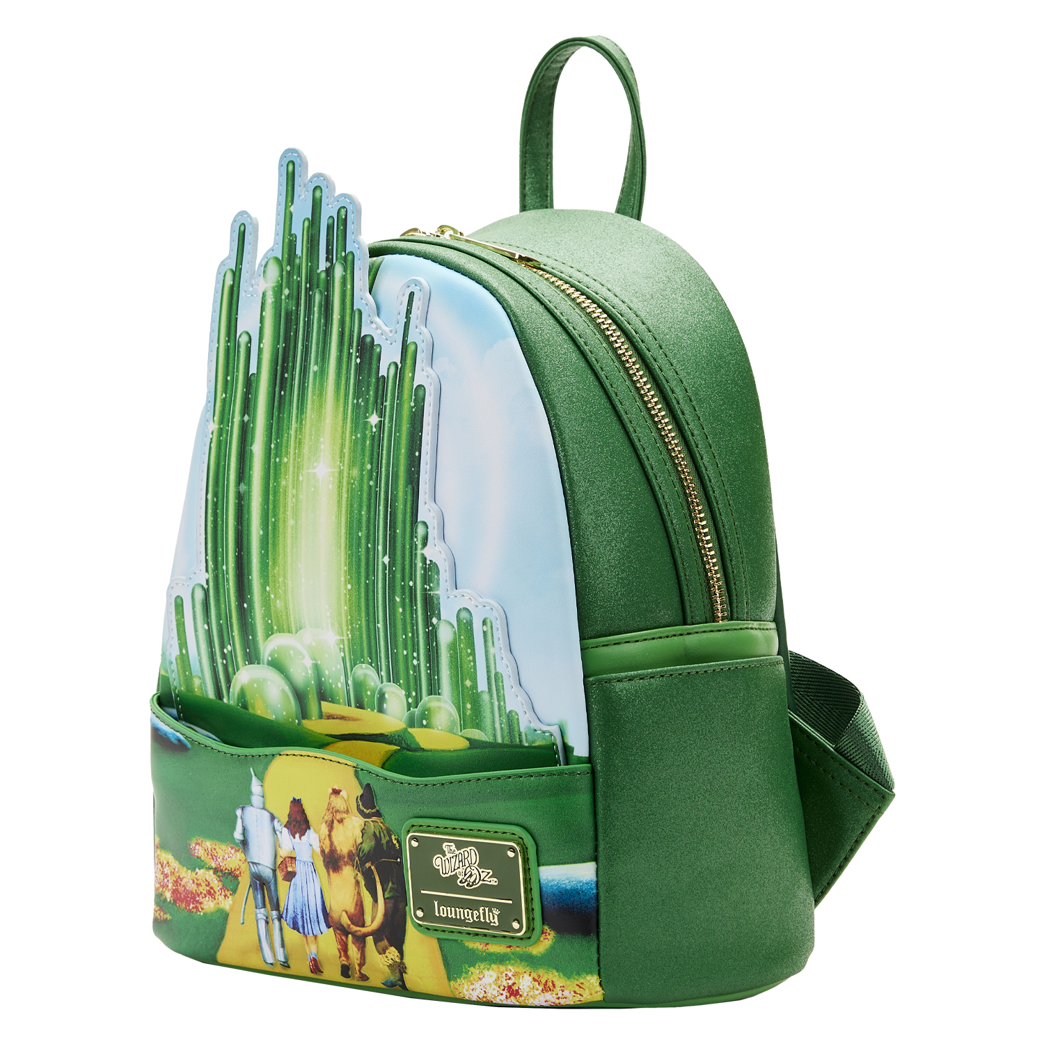 WOZBK0010-LFWBWIZARDOFOZEMERALDCITYMINIBACKPACK1664SIDE