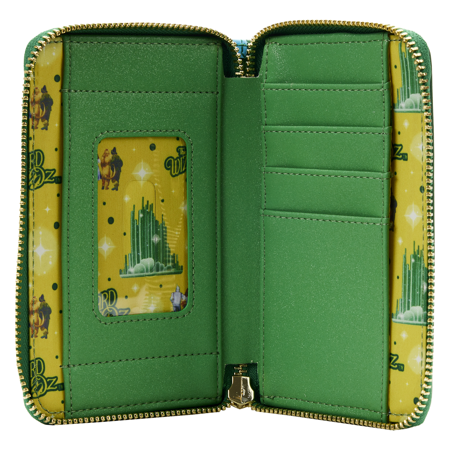WOZWA0002-LFWBWIZARDOFOZEMERALDCITYZIPAROUNDWALLET1661INSIDE
