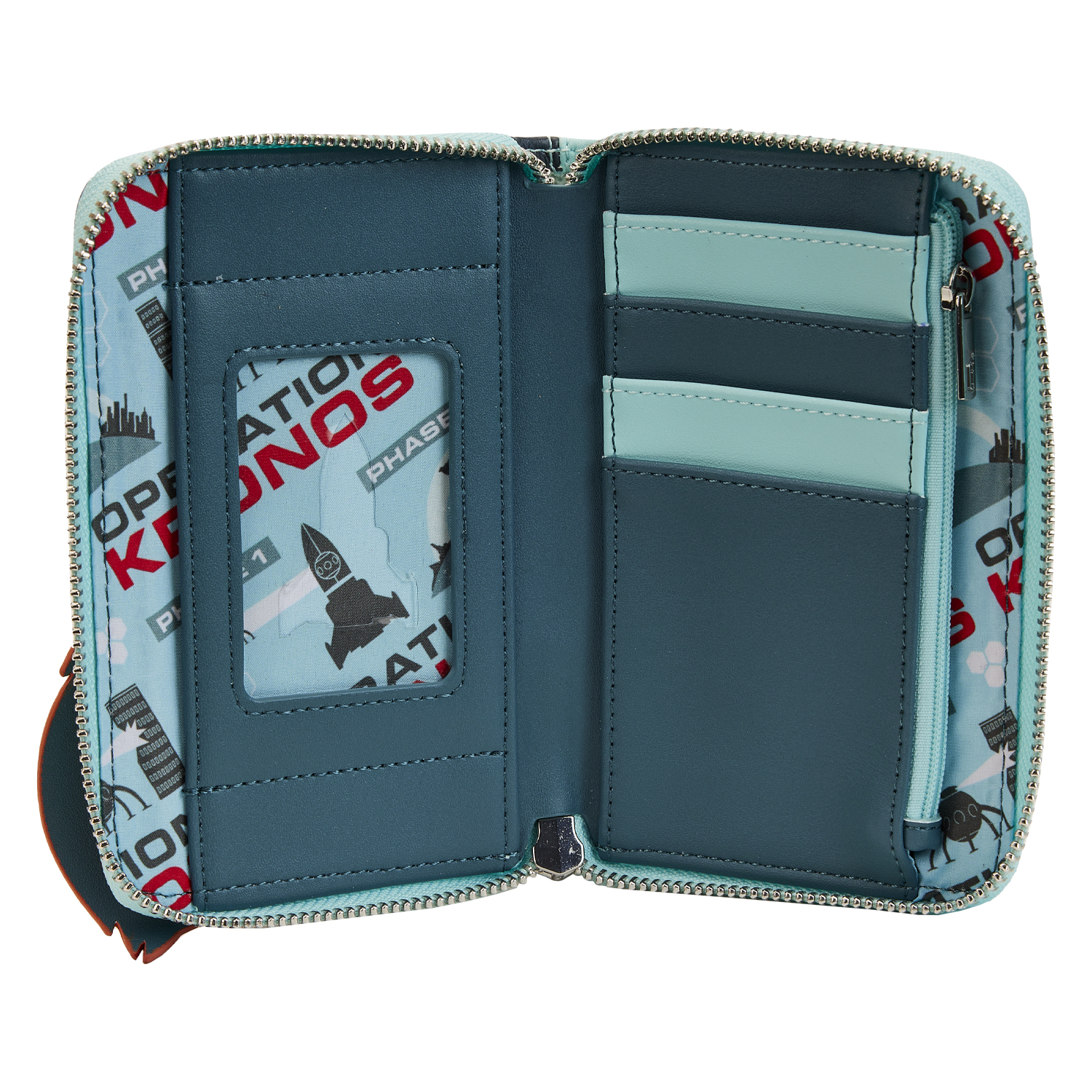WDWA2445-LFDISNEYPIXARMOMENTSINCREDIBLESSYNDROMEZIPAROUNDWALLET3185INSIDE