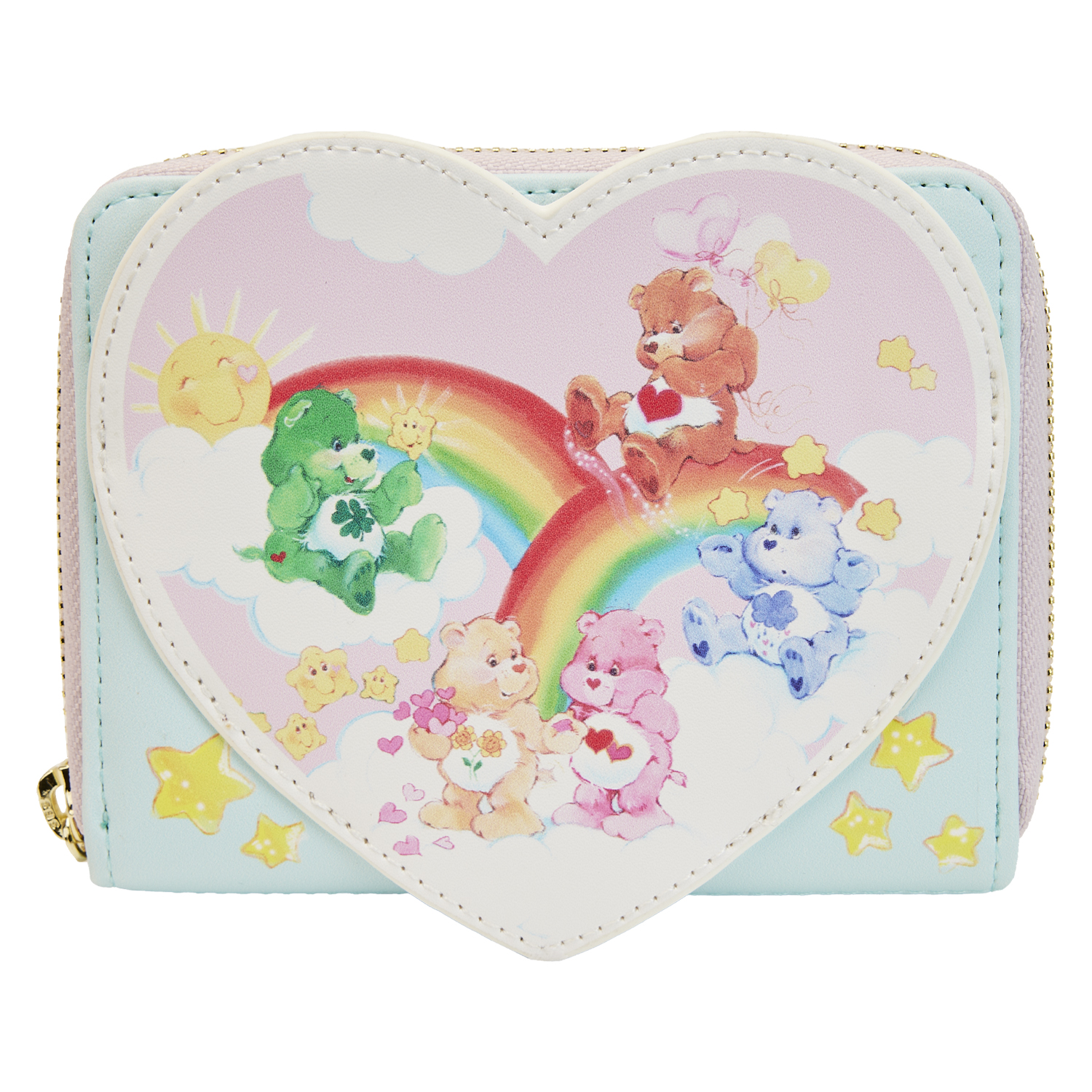 CBWA0014-LFCAREBEARSCLOUDPARTYZIPAROUNDWALLET3468FRONT