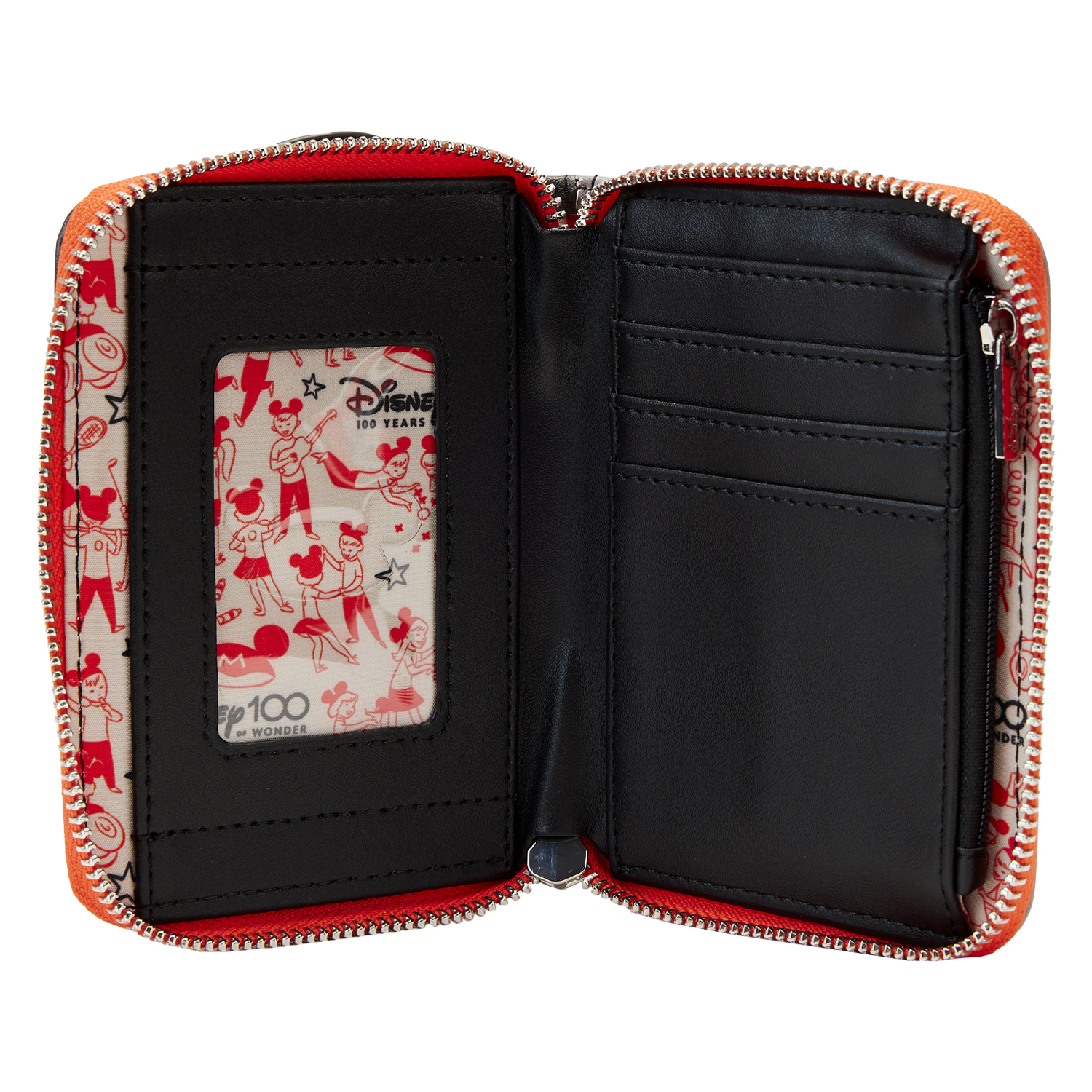 WDWA2472-LFDISNEY100THMICKEYMOUSECLUBZIPAROUNDWALLET0023INSIDE