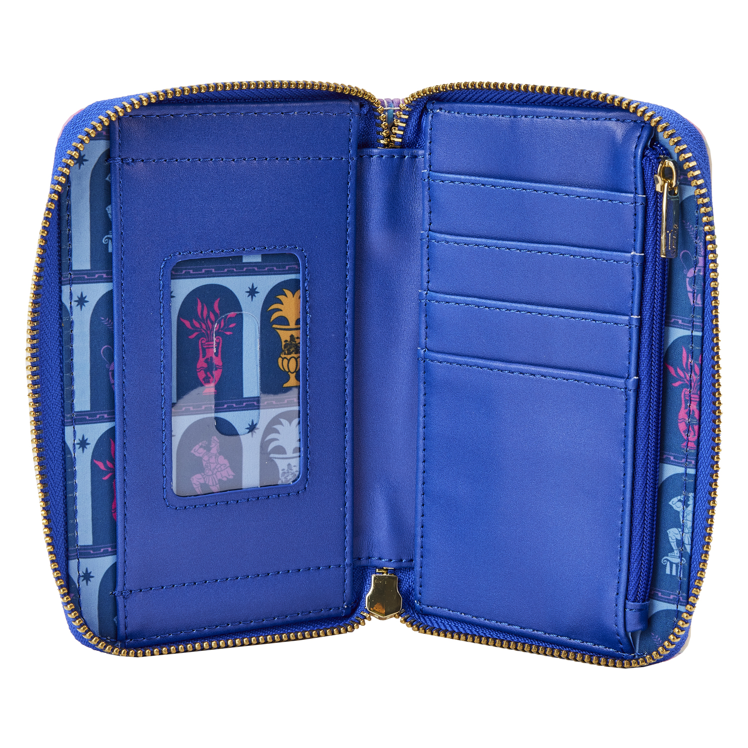 WDWA2536-LFDISNEYHERCULESMOUNTOLUMPUSGATESZIPAROUNDWALLET0629INSIDE