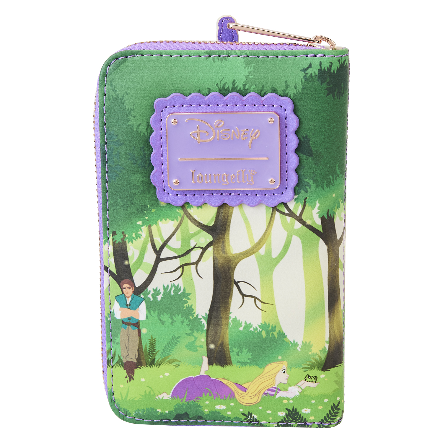 WDWA2608-LFDISNEYTANGLEDRAPUNZELSWINGINGFROMTOWERZIPAROUNDWALLET1682BACK