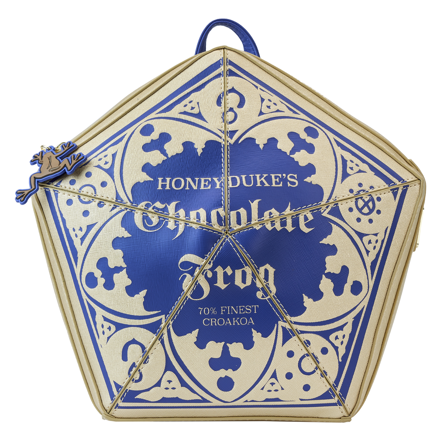 HPBK0229-LFWBHARRYPOTTERHONEYDUKESCHOCOLATEFROGFIGURALMINIBACKPACK1436FRONT