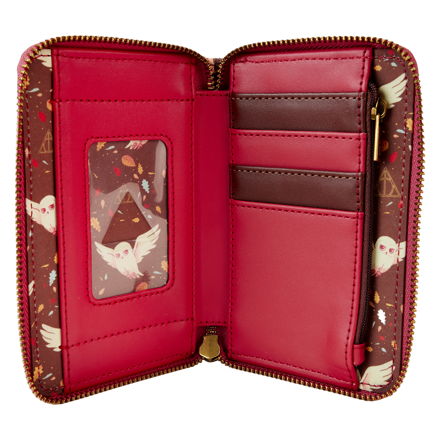 HPWA0159-LFWBHARRYPOTTERHOGWARTSFALLZIPAROUNDWALLET3254INSIDE