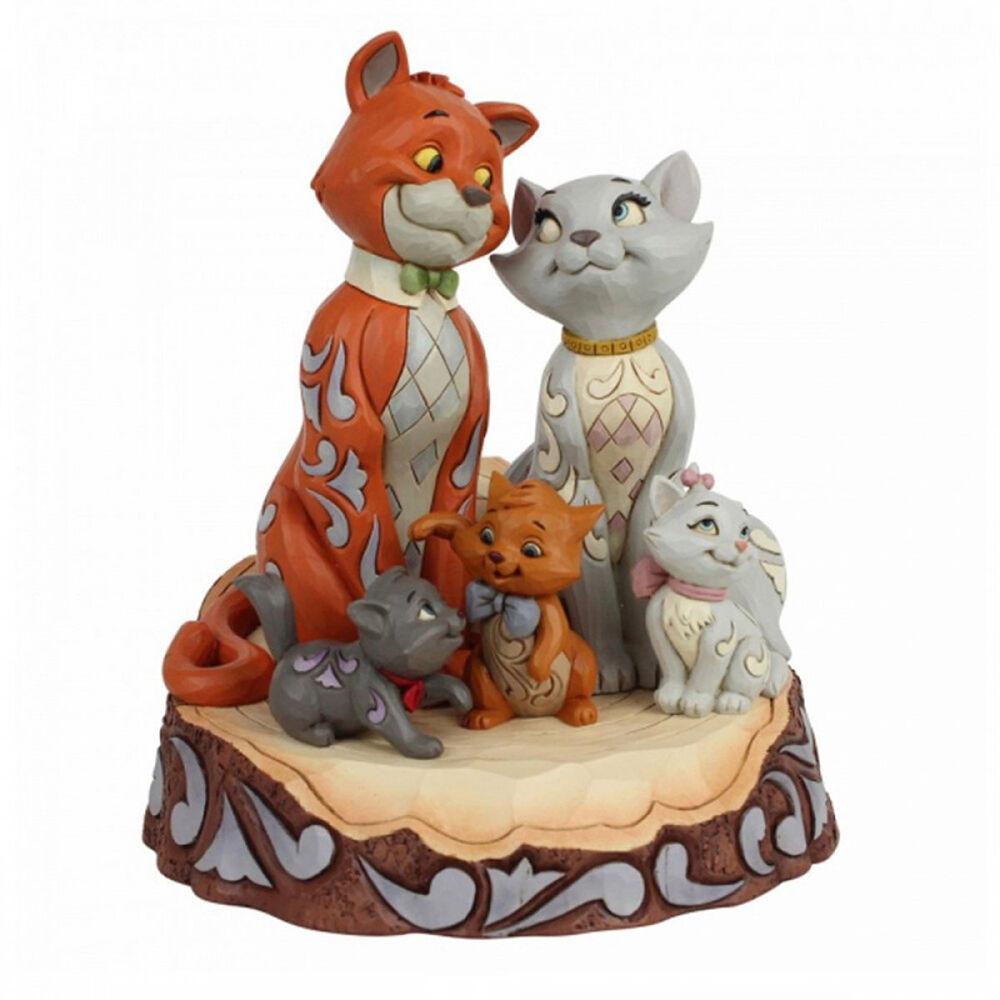 Disney Traditions Les Aristochats Woodcarved Figurines Disney Disney Traditions Chez Clochette Boutique