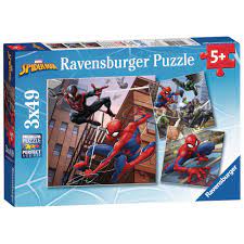 Marvel - Puzzle 3x49P Spiderman en action