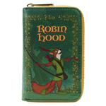 WDWA2340-LFDISNEYCLASSICBOOKROBINHOODZIPAROUNDWALLET0555FRONT copy