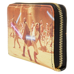 STWA0238-LFSTARWARSEPISODETWOATTACKOFTHECLONESSCENEZIPAROUNDWALLET0696SIDE