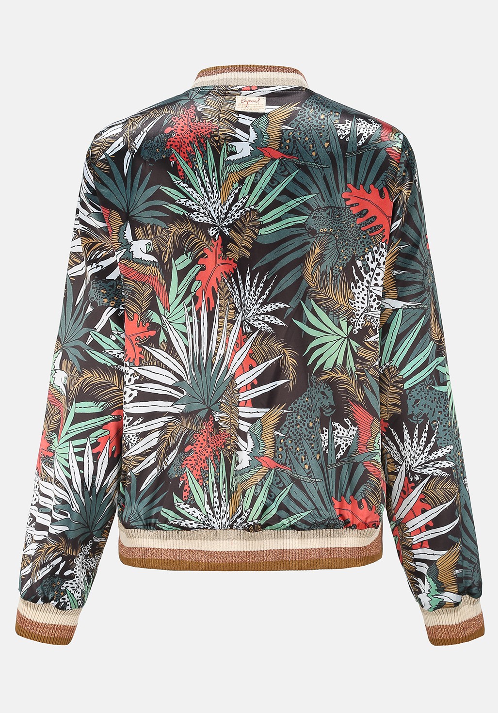 KAPORAL bombers tropical réversible Léo marron - Femme ...